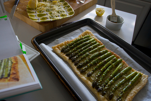 Lemony Asparagus Tart