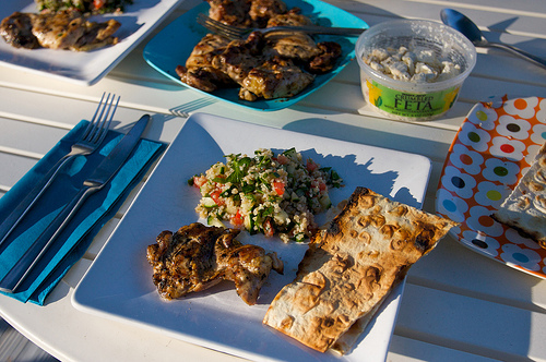 Grilled Lemon Chicken with Tabbouleh