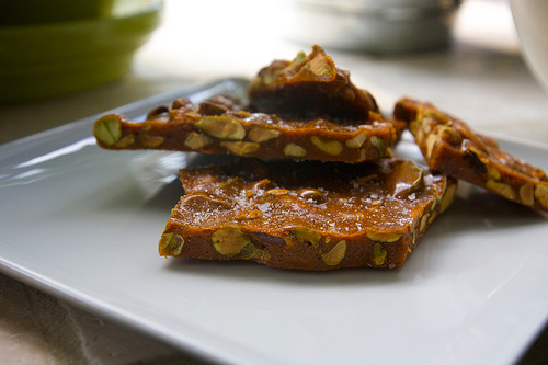 Salted Pistachio Brittle