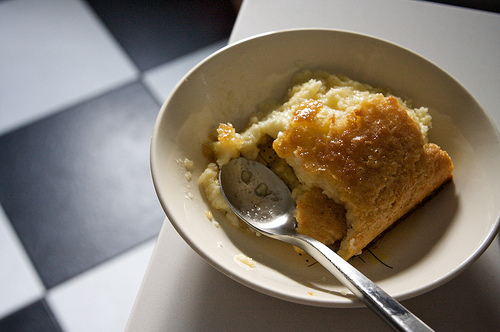 Custard Filled Corn Bread