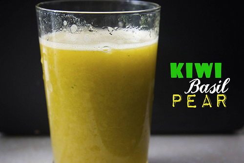 Kiwi Mango Orange Basil Pear Juice