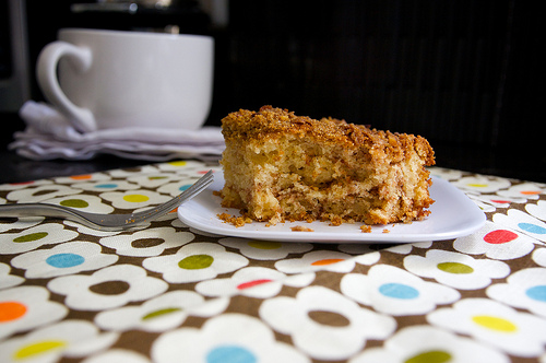 Sour Cream Coffee Cake w/ Chocolate Swirl