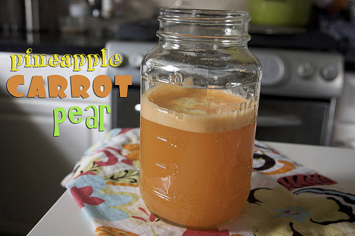 Pineapple Carrot Pear Orange Juice