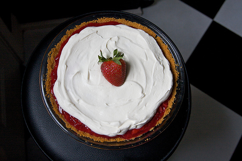 Strawberry Icebox Pie