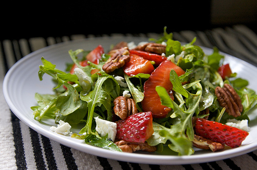 Arugula Salad with Strawberries