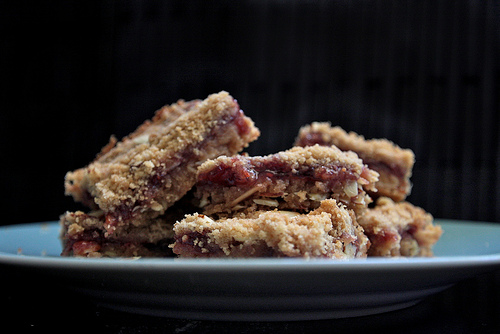 Raspberry Almond Bars