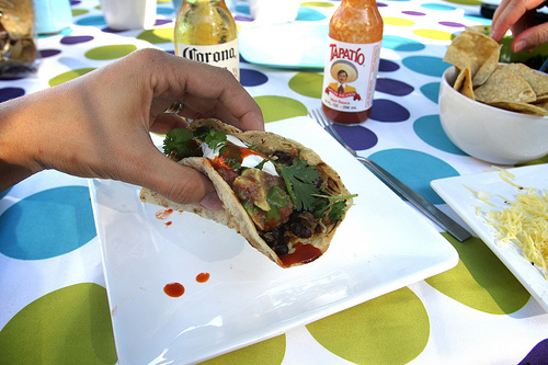 Black Bean Taco Night!