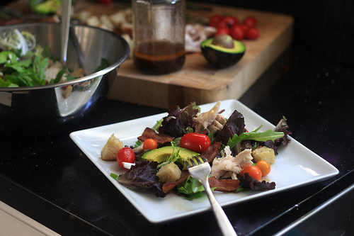 Chicken Avocado BLT Salads