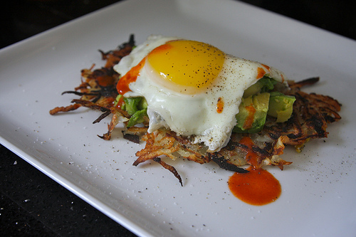 Hash Browns with Fried Egg & Avocado