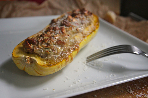 Nut-Stuffed Delicata Squash