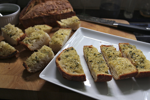 Tracy’s KILLER Garlic Bread