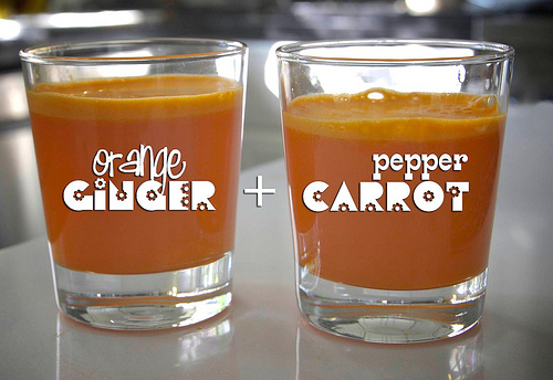 Orange Ginger Pepper Carrot Juice