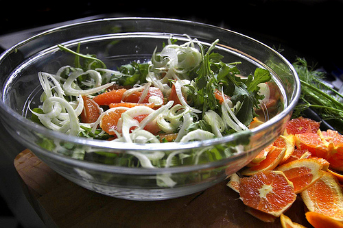 Arugula Fennel & Orange Salad