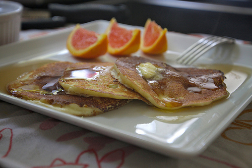 Orange Ricotta Pancakes