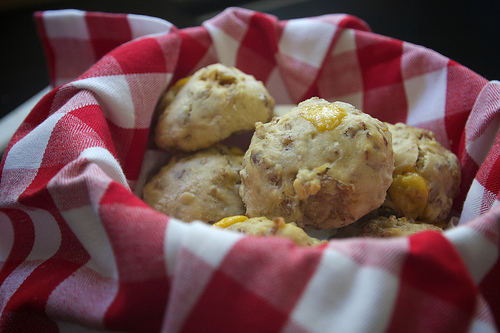 Sausage Cheddar Biscuits