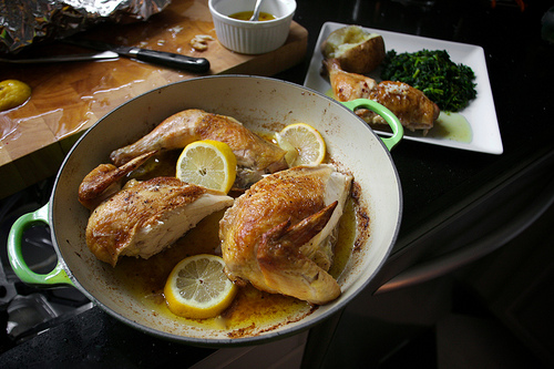 Flat Roasted Chicken