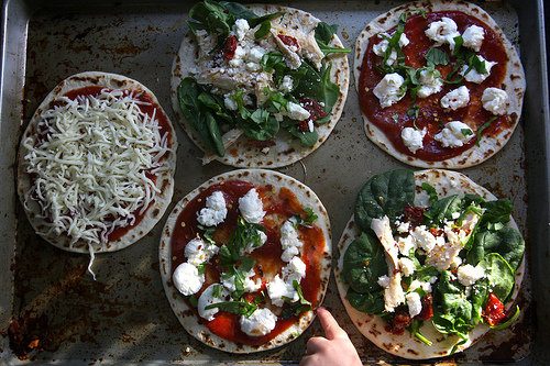 Quick Dinner Idea: Pizza & Salad