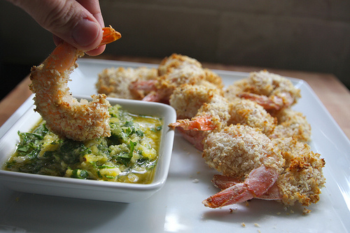 Coconut Shrimp with Pineapple Salsa