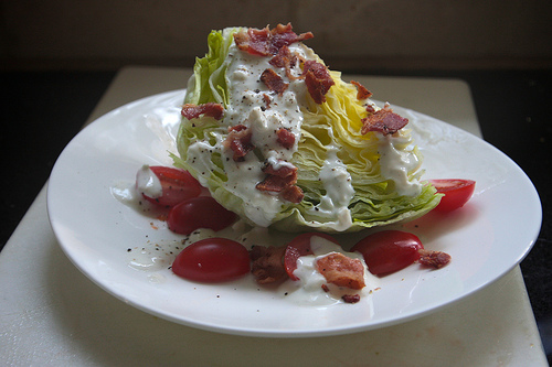 Iceberg Wedges with Gorgonzola Dressing