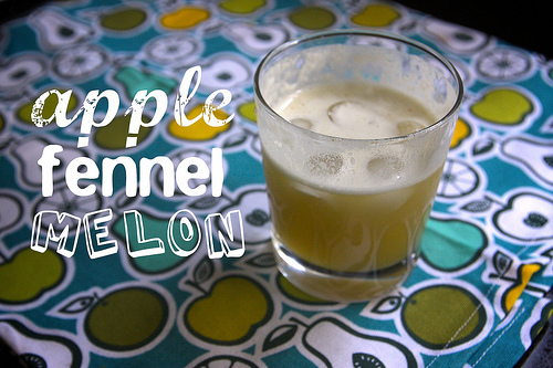 Apple Fennel Melon Juice