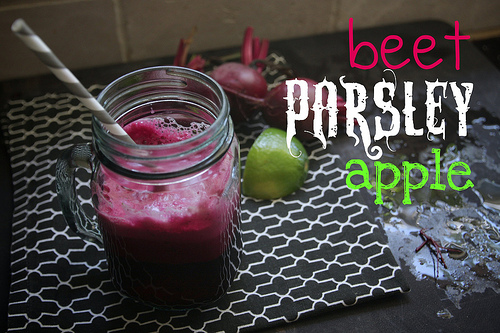 Beet Parsley Apple Juice