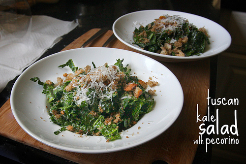 Tuscan Kale Salad w/ Pecorino