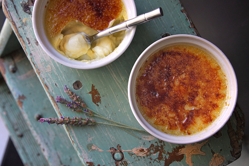 Honey Lavender Crème Brûlée