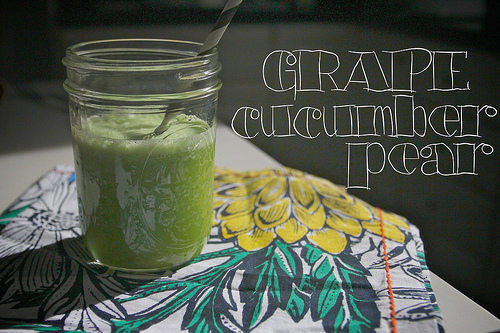 Grape Cucumber Pear Juice