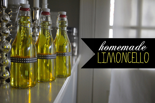 Homemade Limoncello