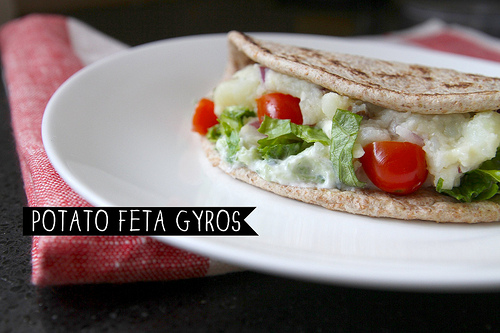 Potato Feta Gyros