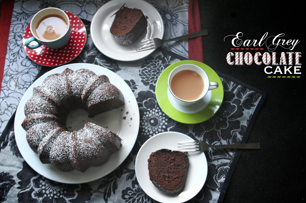 Earl Grey Chocolate Cake