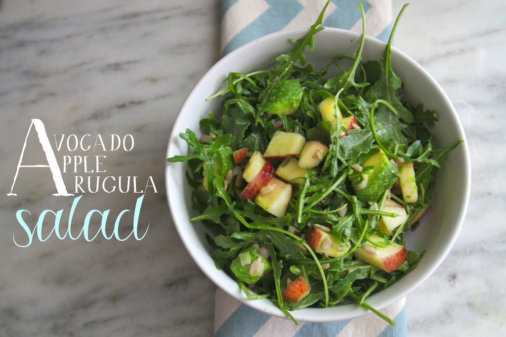 Avocado Apple & Arugula Salad