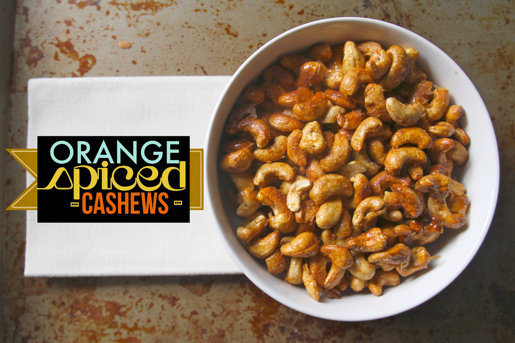 Orange Spiced Cashews