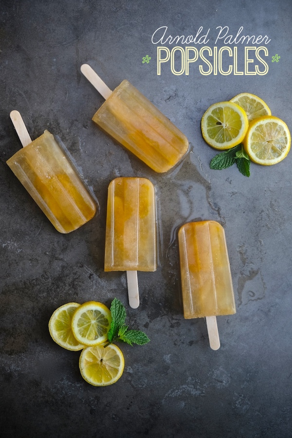 If you have a little bit of lemonade leftover, brew some tea and make Arnold Palmer Popsicles! Find the recipe on Shutterbean.com