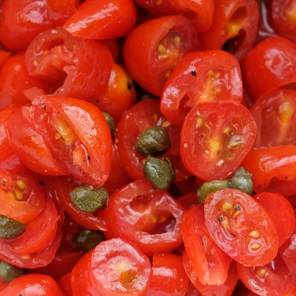 Grilled Chicken with Tomato Parsley Salad // shutterbean