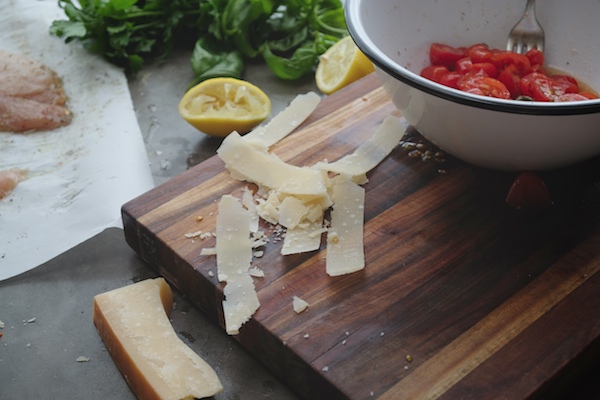 Grilled Chicken with Tomato Parsley Salad // shutterbean