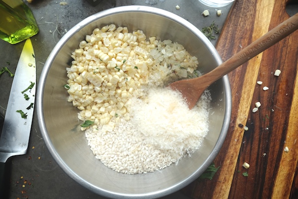 Baked Corn & Tomato Risotto // shutterbean