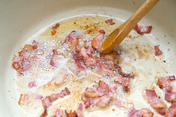 For those chilly Summer nights, make Corn & Shrimp Chowder. Pairs perfectly with grilled garlic bread. Recipe on Shutterbean.com