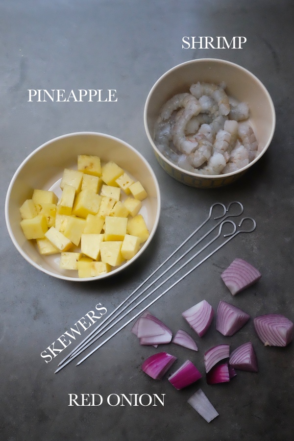 Grilled Shrimp & Pineapple Skewers // shutterbean