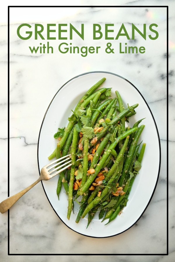 Add Green Beans with Ginger & Lime to your weeknight menu. It's a perfect #meatlessmonday meal! Recipe on shutterbean.com 