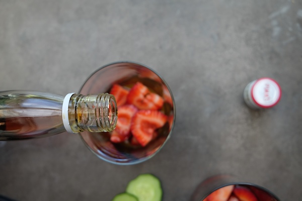 Fresh strawberry sorbet gets enchanted with Pimm's Liqueur. Check out the recipe for Strawberry Pimm's Sorbet on Shutterbean.com!