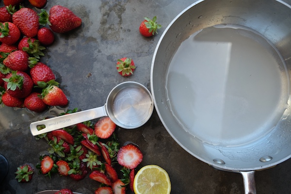 Fresh strawberry sorbet gets enchanted with Pimm's Liqueur. Check out the recipe for Strawberry Pimm's Sorbet on Shutterbean.com!