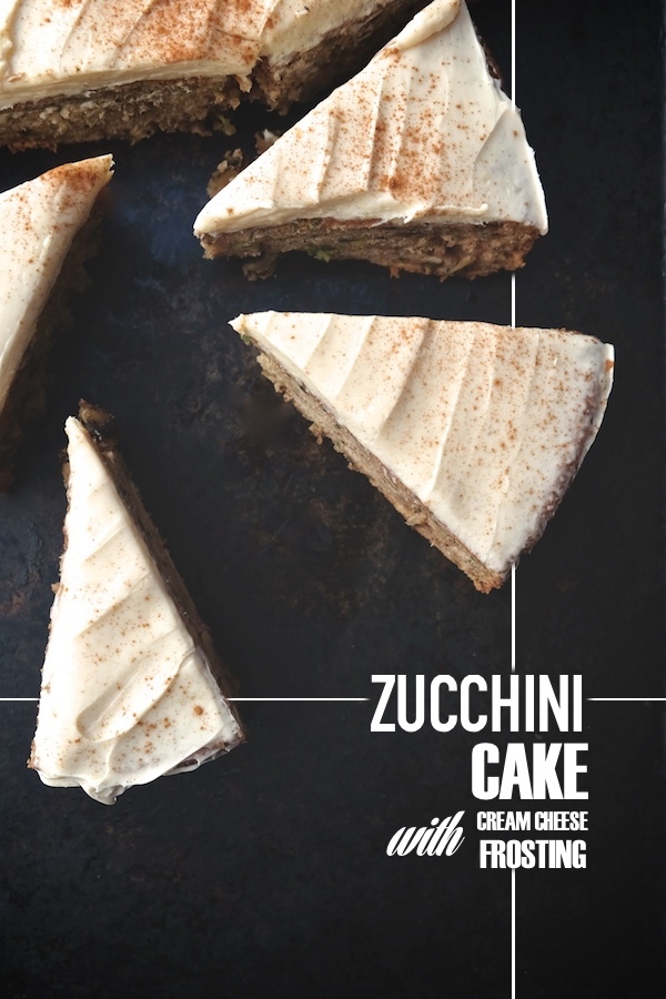 Zucchini Cake with Cream Cheese Frosting // shutterbean