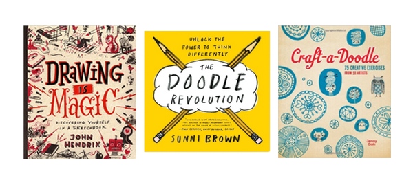 Inspiring Books to Get You Drawing. A collection to get you loving drawing again! // shutterbean