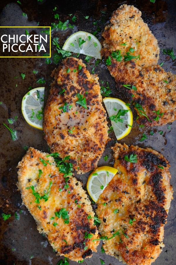 Ina Garten's Chicken Piccata recipe is on Shutterbean.com! A perfect weeknight meal.