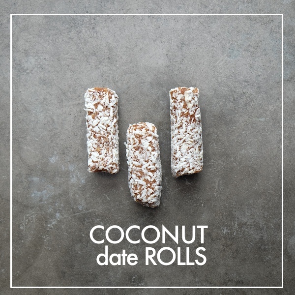 Coconut Date Rolls