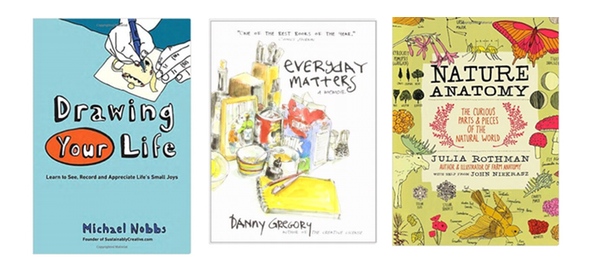 Inspiring Books to Get You Drawing. A collection to get you loving drawing again! // shutterbean