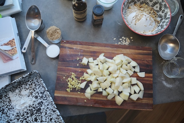 Burnt Butter Pear Ginger Crumble is the perfect way to celebrate pear season. Check out the recipe on Shutterbean.com! 