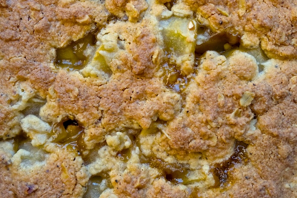 Burnt Butter Pear Ginger Crumble is the perfect way to celebrate pear season. Check out the recipe on Shutterbean.com! 