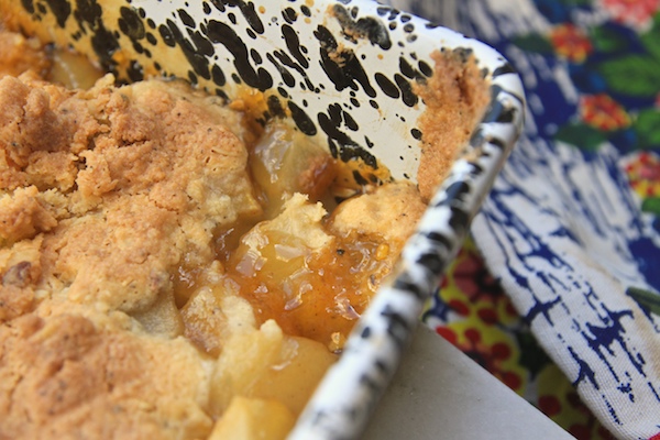 Burnt Butter Pear Ginger Crumble is the perfect way to celebrate pear season. Check out the recipe on Shutterbean.com! 